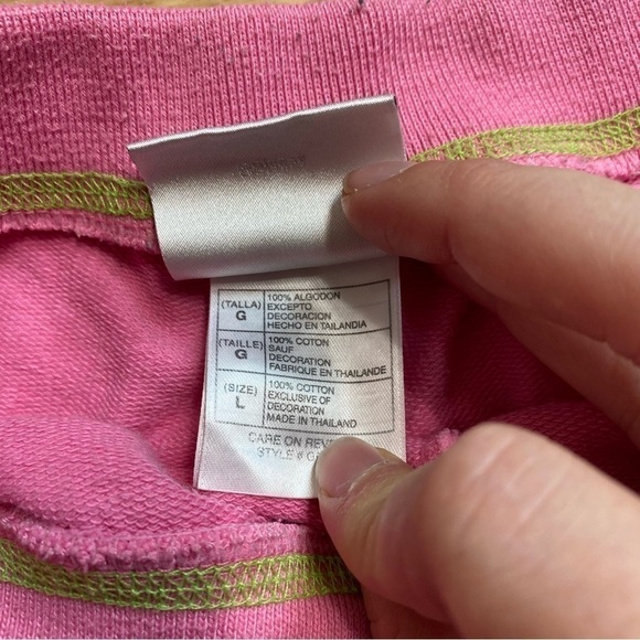 Disney Little Mermaid Shorts Sz Large Pink Girls Kids - Picture 3 of 4